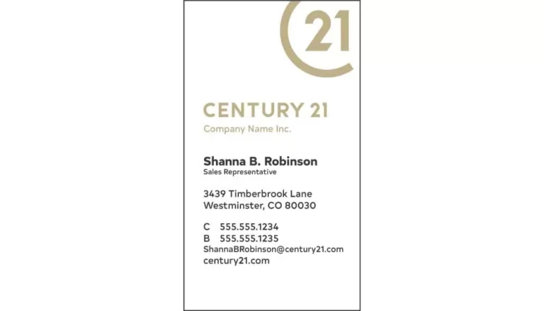 Century 21 – 05 business card