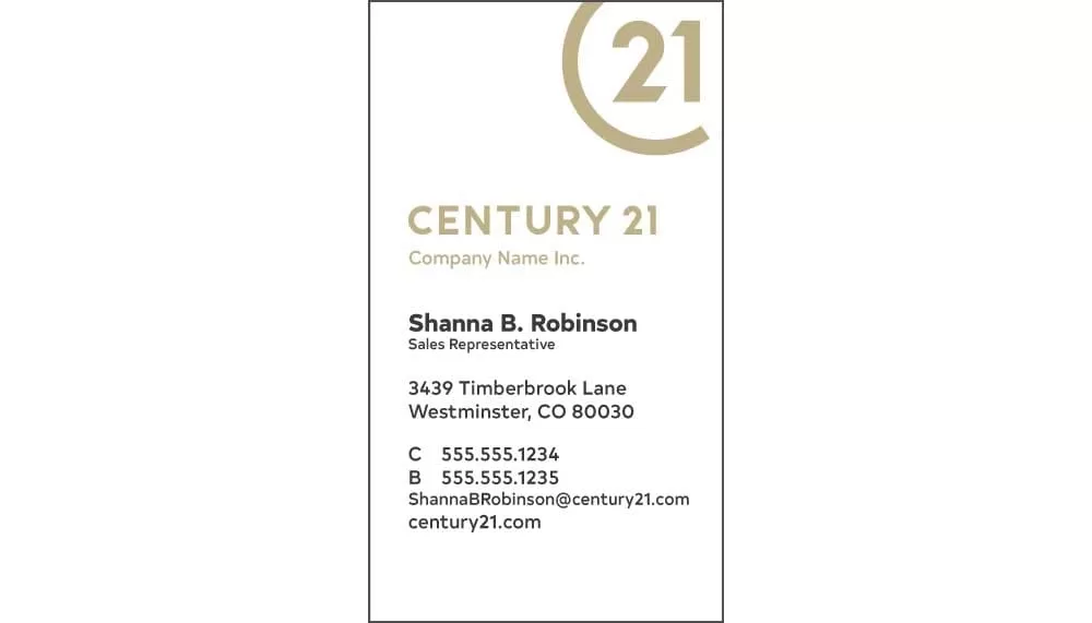 Century 21 – 05 business card