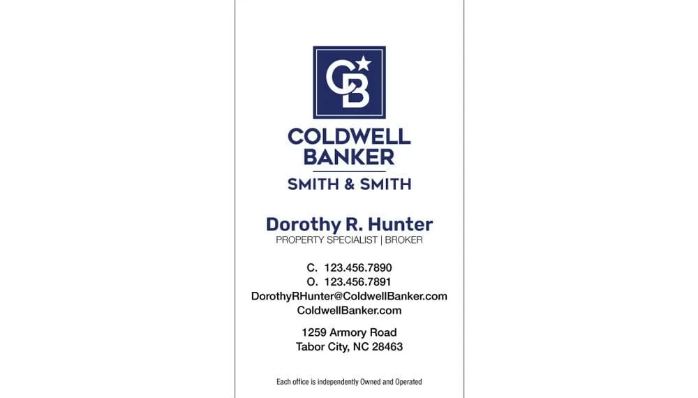 Coldwell Banker – 04 business card