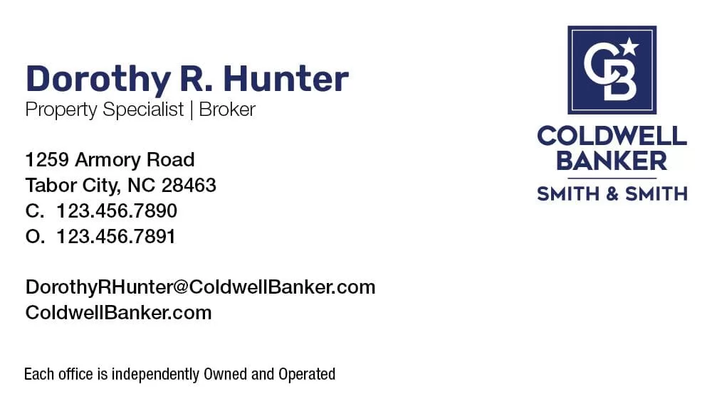 Coldwell Banker – 07 business card