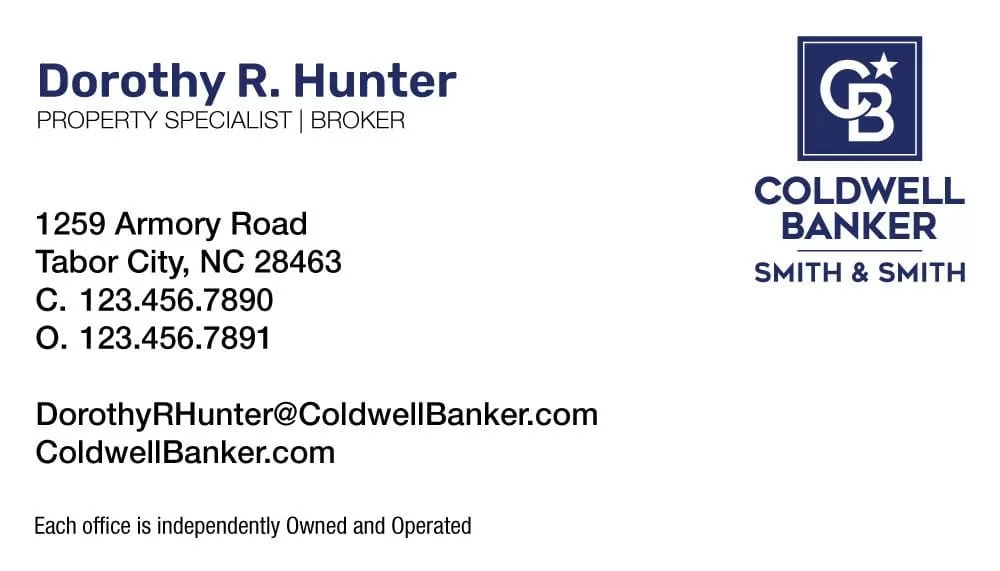 Coldwell Banker – 08 business card
