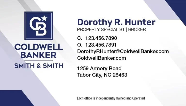 Coldwell Banker – 10 business card