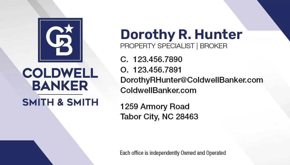 Coldwell Banker – 10 business card