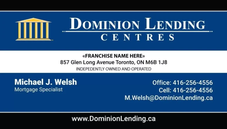 Dominion Lending – 03 business card
