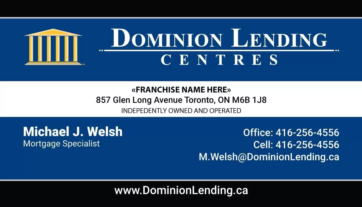 Dominion Lending – 03 business card