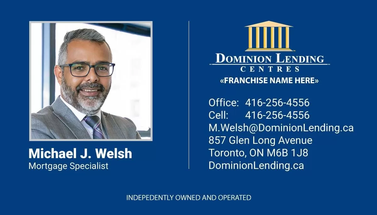 Dominion Lending – 11 business card