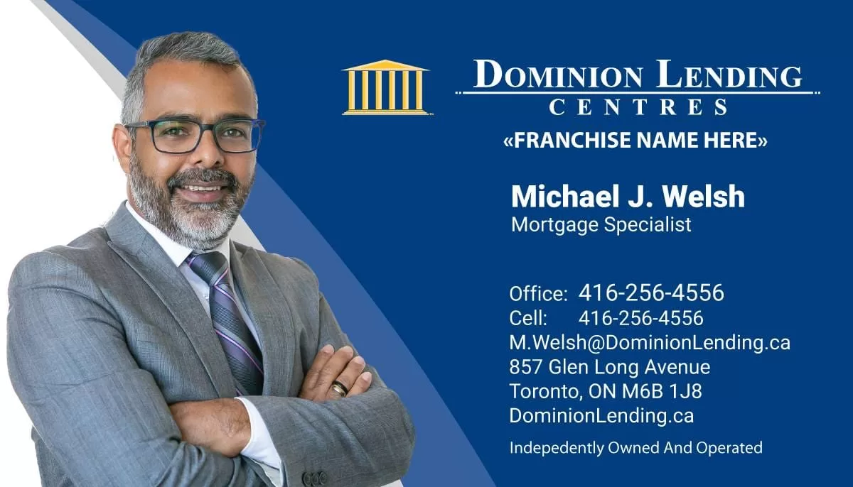 Dominion Lending – 13 business card