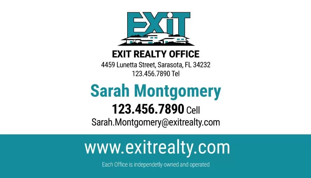 Exit Realty – 01 business card