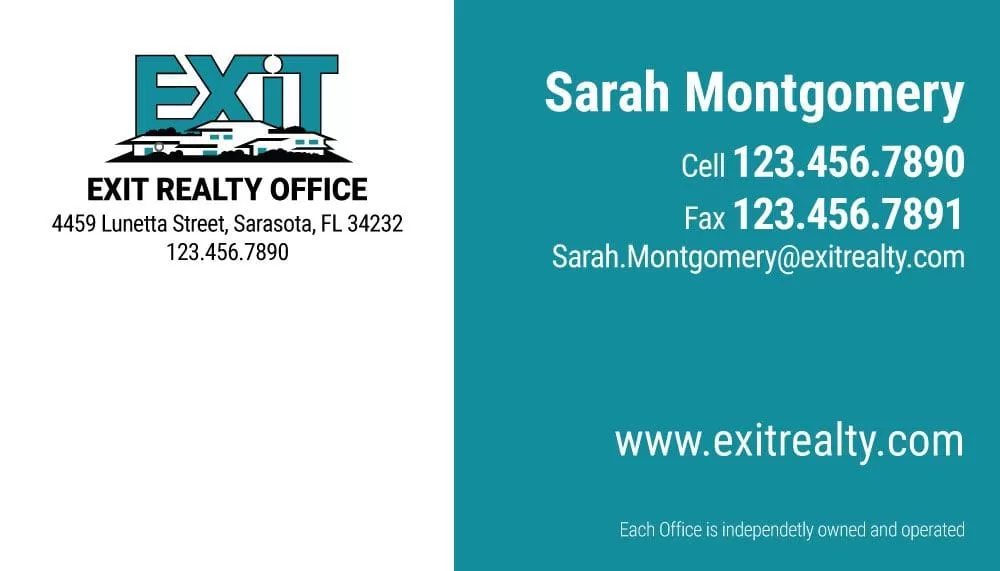Exit Realty – 02 business card