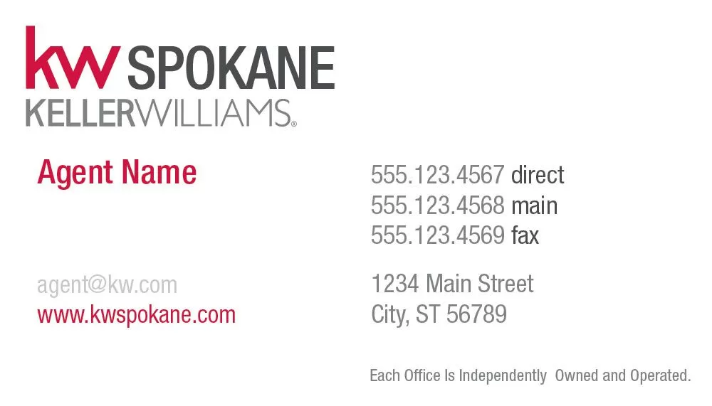 Keller Williams – 01 business card