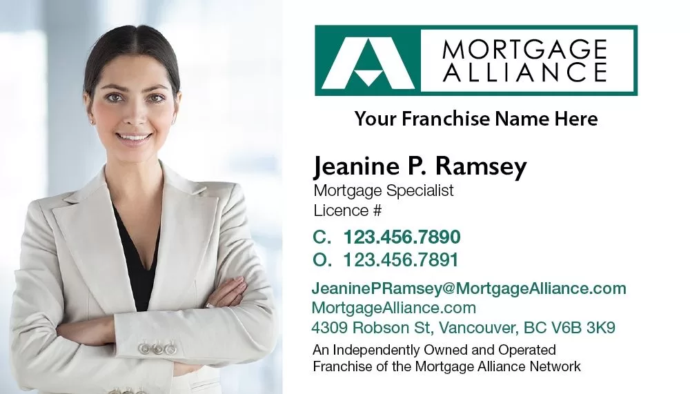 Mortgage Alliance – 03 business card
