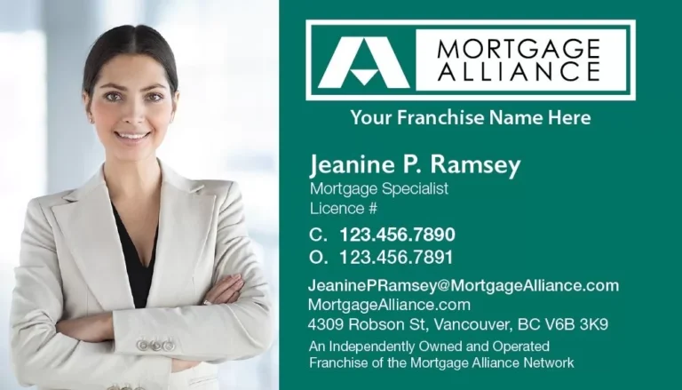 Mortgage Alliance – 05 business card