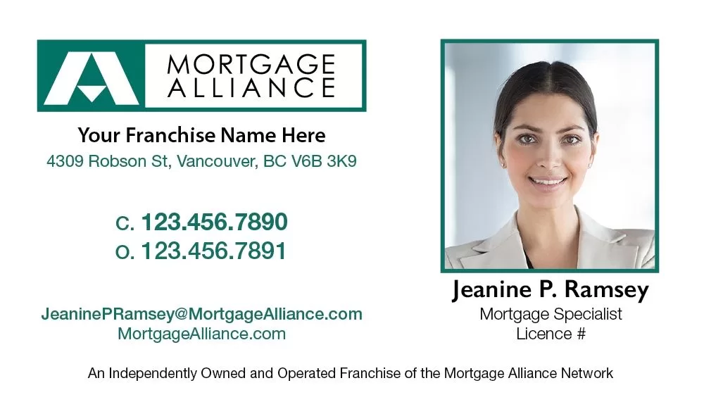 Mortgage Alliance – 07 business card