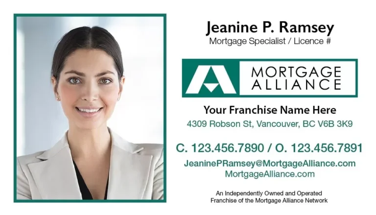 Mortgage Alliance – 09 business card