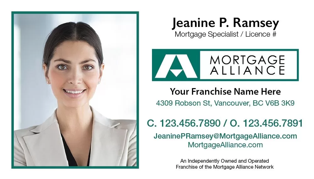 Mortgage Alliance – 09 business card
