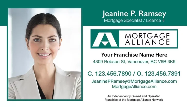 Mortgage Alliance – 10 business card