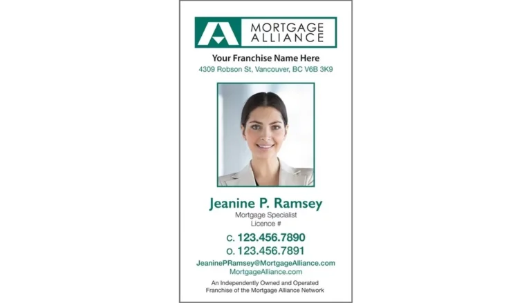 Mortgage Alliance – 13 business card