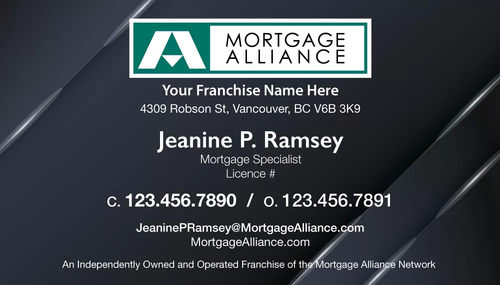 Mortgage Alliance – 16 business card
