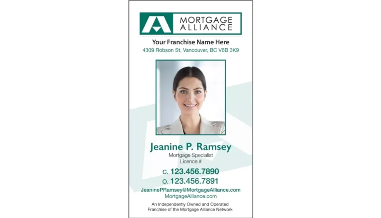 Mortgage Alliance – 17 business card