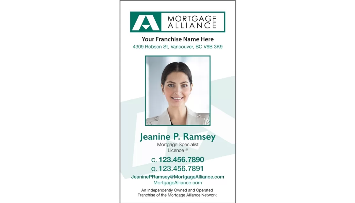 Mortgage Alliance – 17 business card