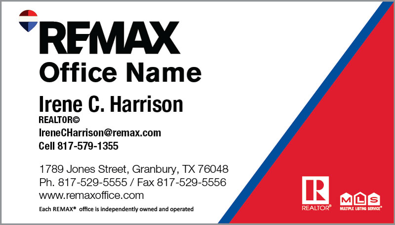 Remax – 01 business card