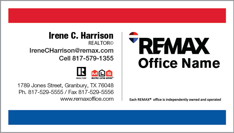 Remax – 01 business card