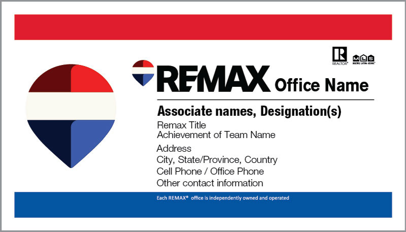 Remax – 01 business card