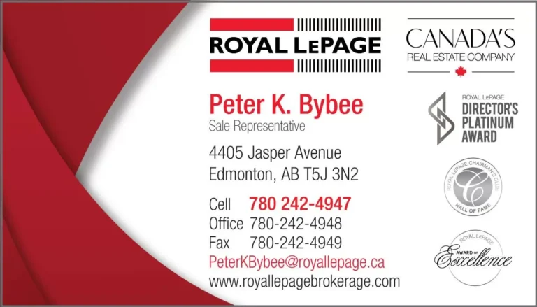 Royal LePage – 10 business card