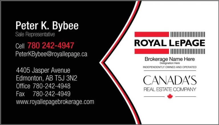 Royal LePage – 15 business card