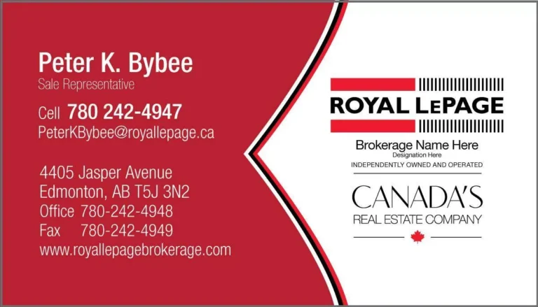 Royal LePage – 16 business card