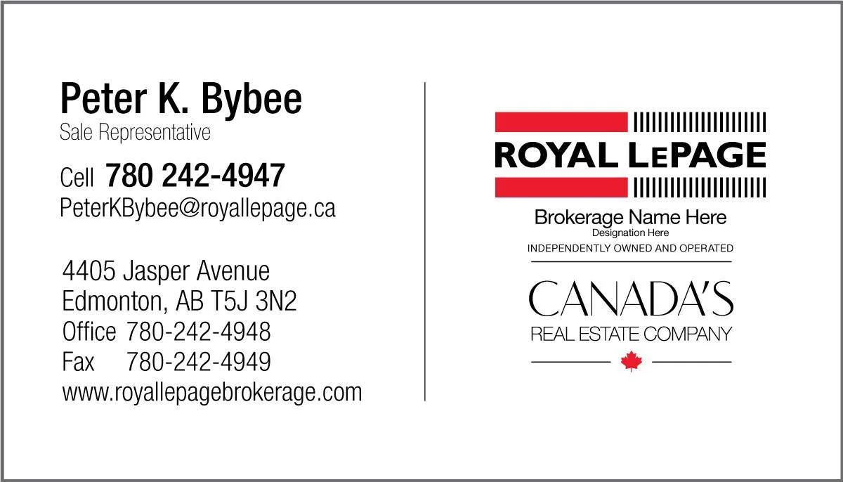 Royal LePage – 17 business card