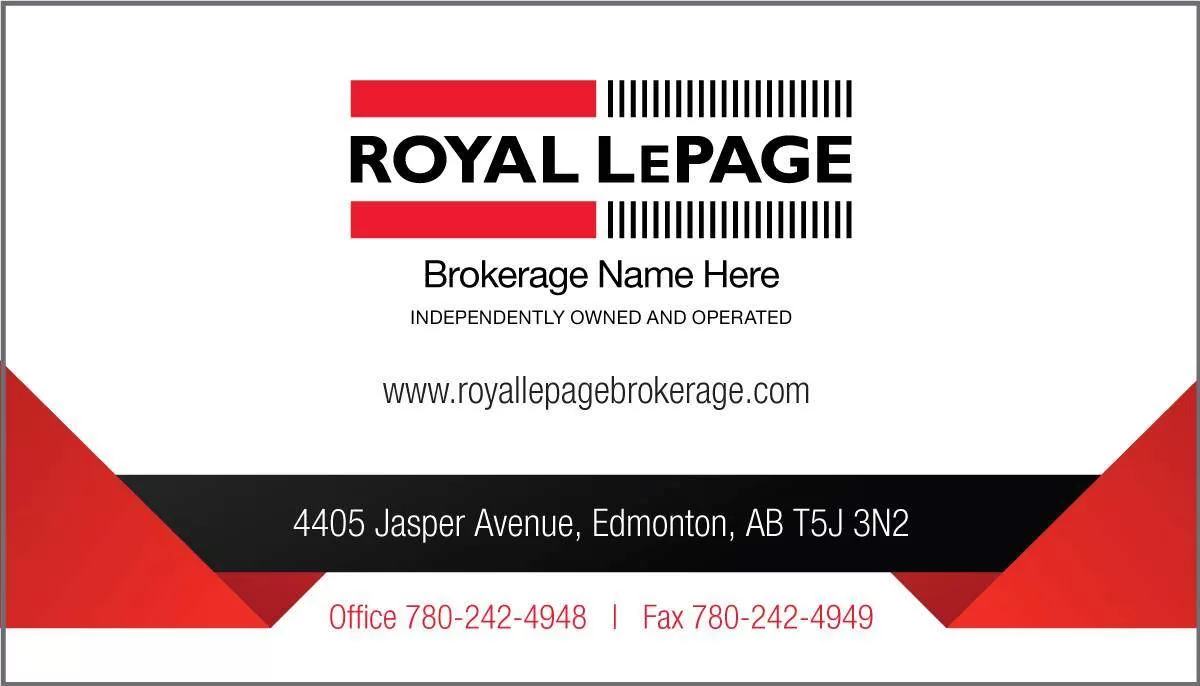 Royal LePage – 19 business card