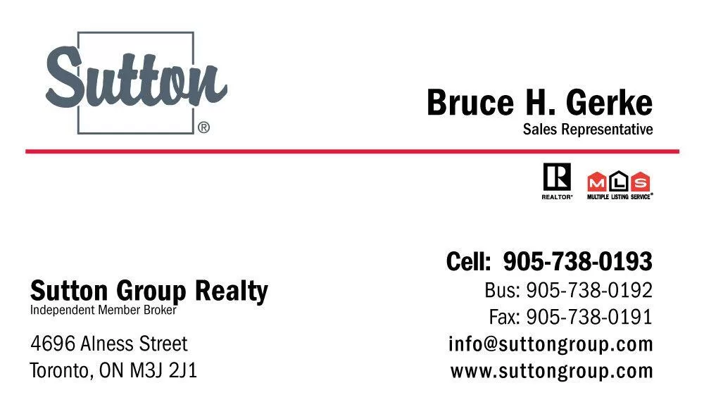 Sutton Group – 12 business card