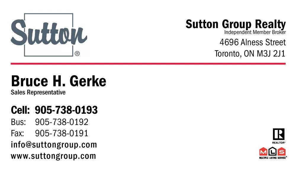 Sutton Group – 14 business card