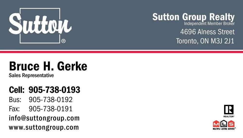 Sutton Group – 15 business card