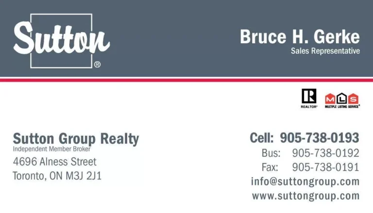 Sutton Group – 16 business card